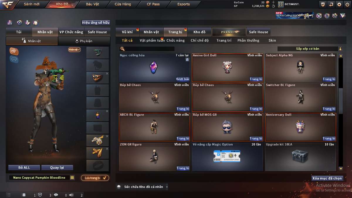 shop acc cf uy tin gia re